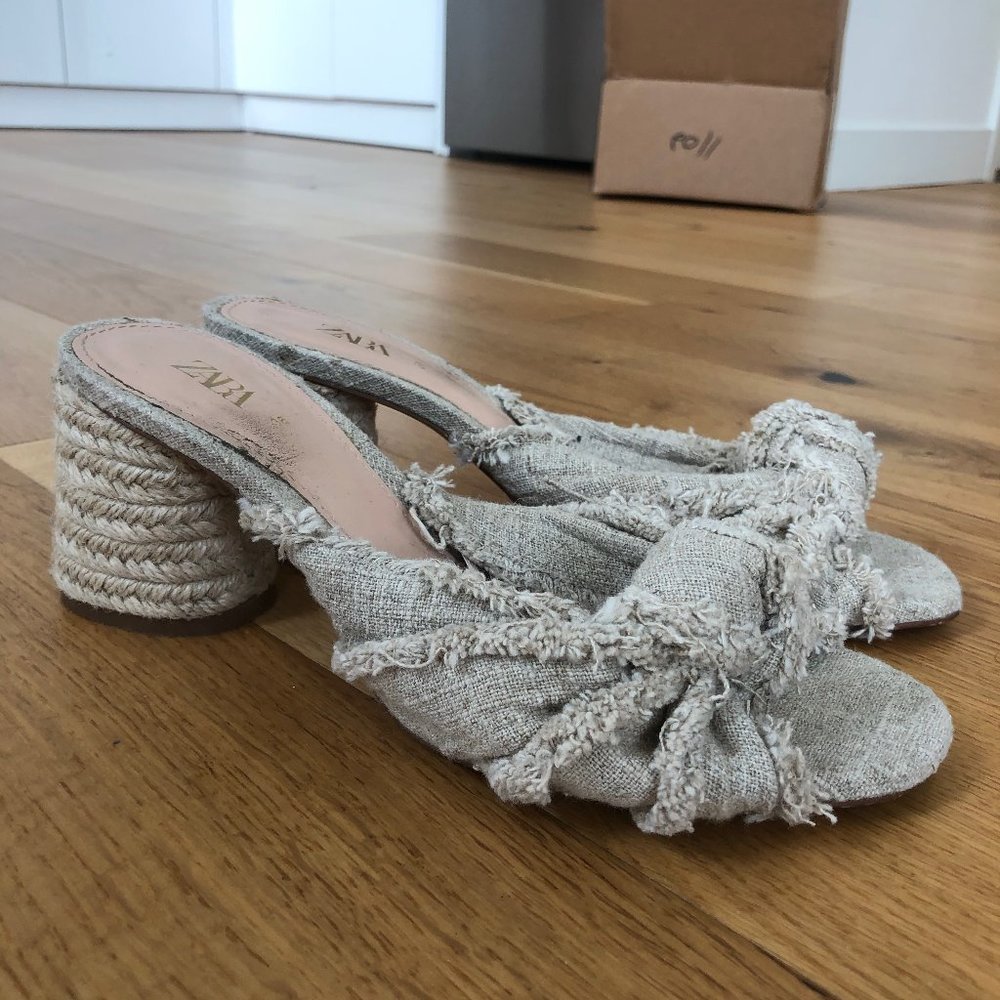 Zara Tweed Heels